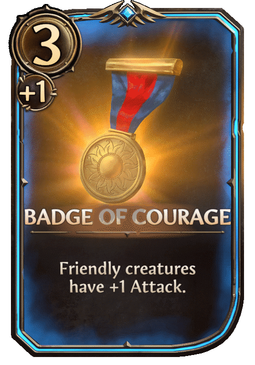 Badge of Courage, Neutral Artifact card in Might & Magic Fates