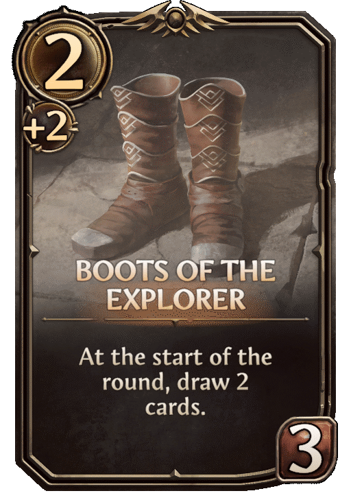 Boots of the Explorer, Neutral Artifact card in Might & Magic Fates