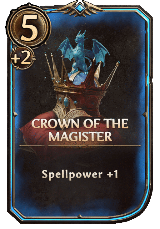 Crown of the Supreme Magus, Neutral Artifact card in Might & Magic Fates