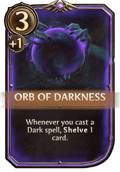 Orb of Darkness, Neutral Artifact card in Might & Magic Fates