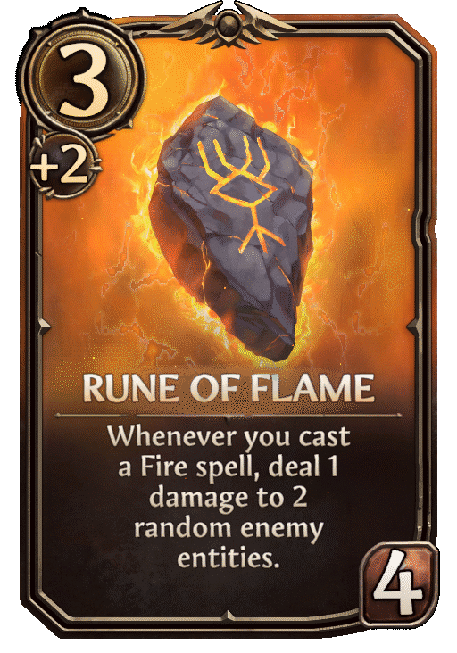 Rune of Flame, Neutral Artifact card in Might & Magic Fates
