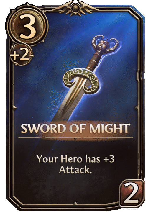 Sword of Might, Neutral Artifact card in Might & Magic Fates