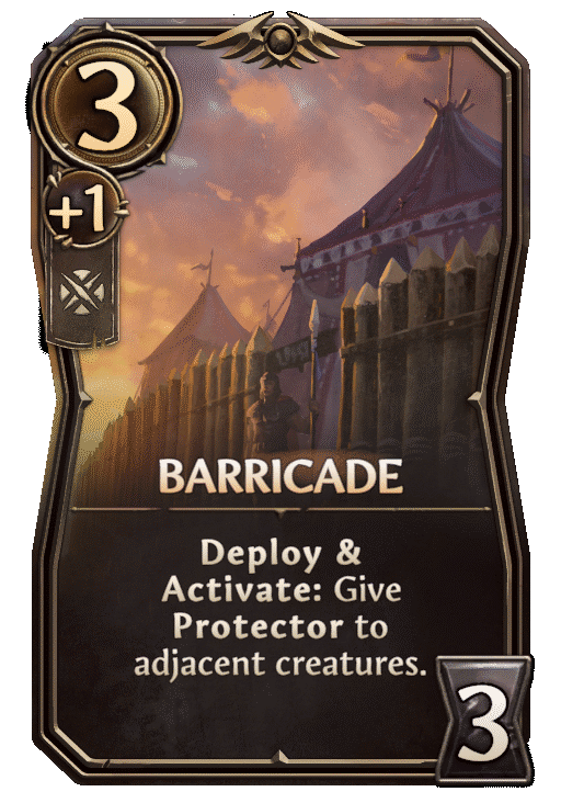 Barricade, Neutral Building card in Might & Magic Fates