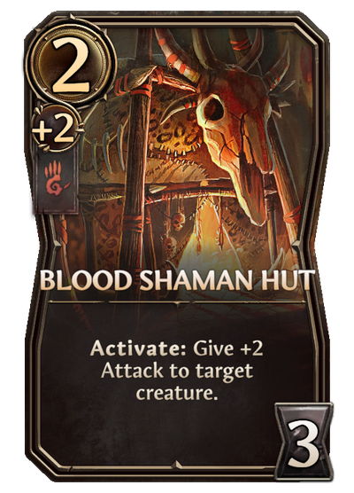 Blood Shaman Hut, Stronghold Building card in Might & Magic Fates