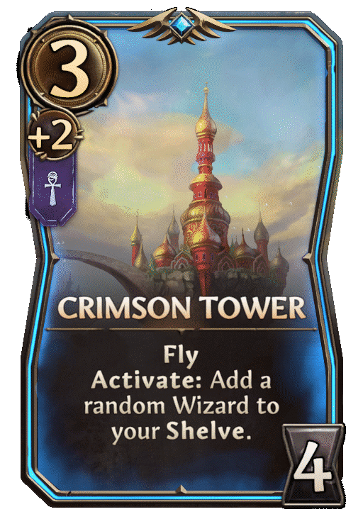 Crimson Tower, Academy Building card in Might & Magic Fates