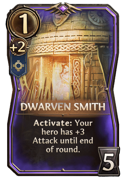 Dwarvensmith, Haven Building card in Might & Magic Fates