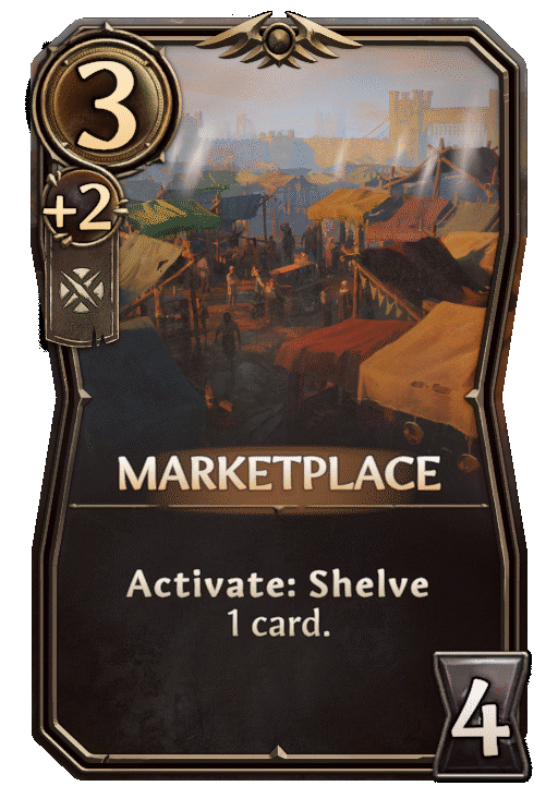 Marketplace, Neutral Building card in Might & Magic Fates