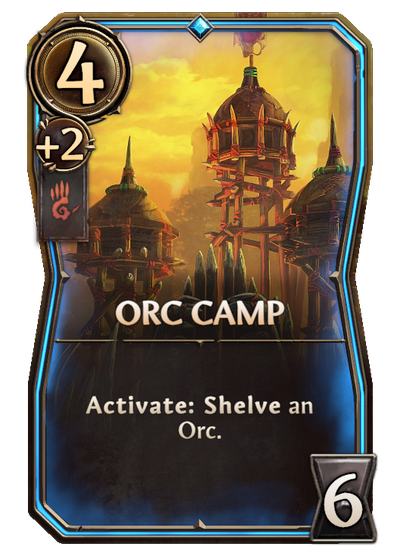Orc Camp, Stronghold Building card in Might & Magic Fates