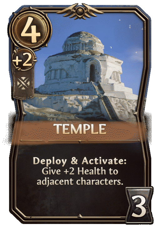 Temple, Haven Building card in Might & Magic Fates
