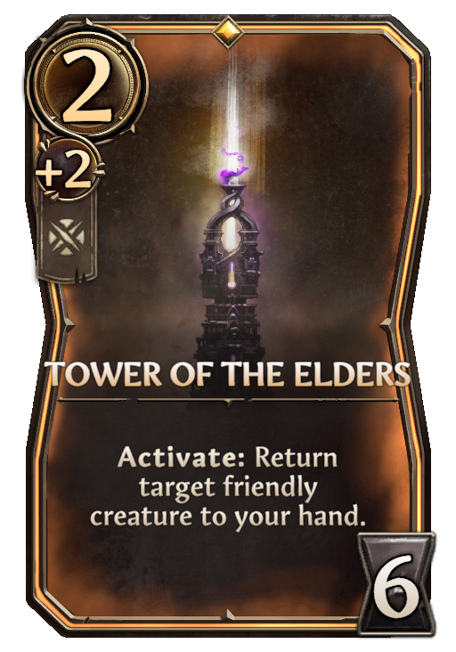 Tower Of The Elders, Neutral Building card in Might & Magic Fates