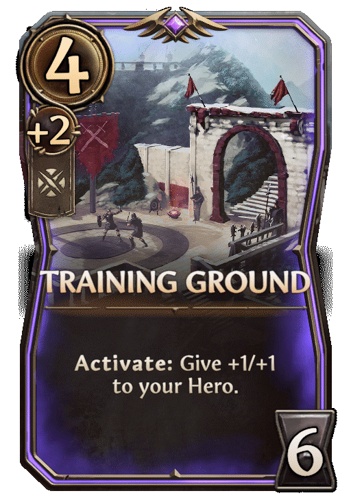 Training Ground, Neutral Building card in Might & Magic Fates