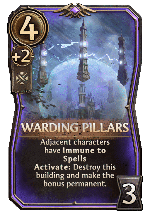 Warding Pillars, Neutral Building card in Might & Magic Fates