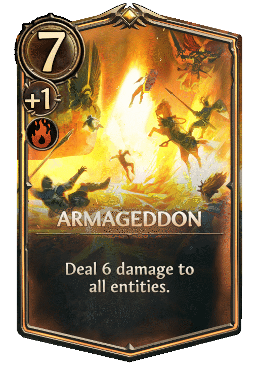 Armageddon, Inferno Spell card in Might & Magic Fates