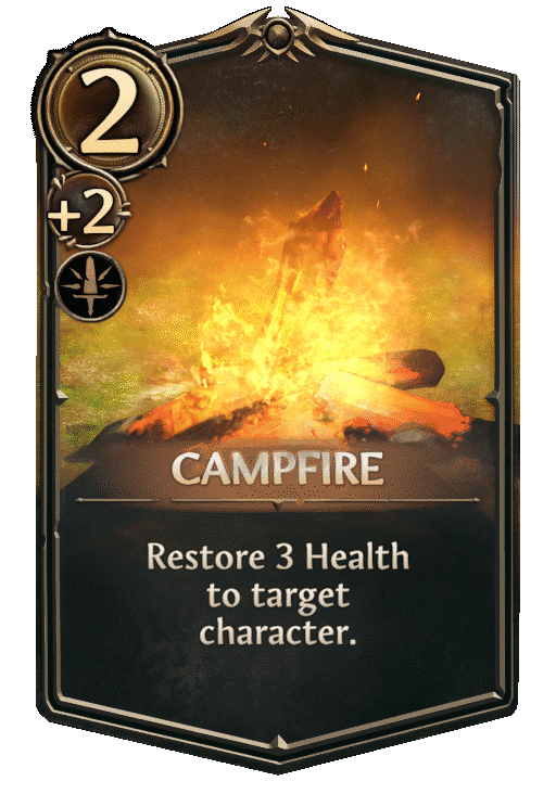 Campfire, Neutral Spell card in Might & Magic Fates