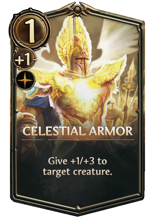 Celestial Armor, Haven Spell card in Might & Magic Fates
