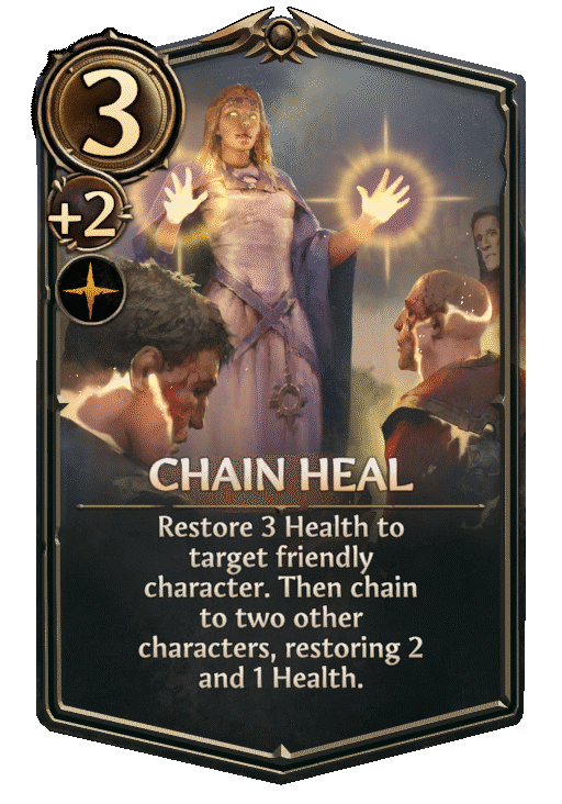 Chain Heal, Haven Spell card in Might & Magic Fates