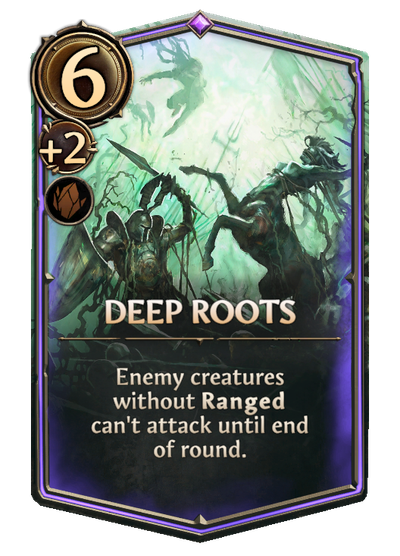 Deep Roots, Stronghold Spell card in Might & Magic Fates