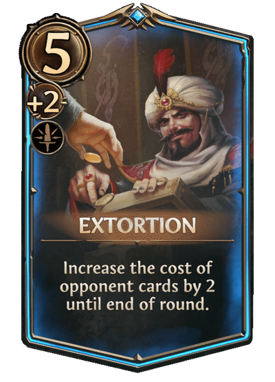 Extortion, Neutral Spell card in Might & Magic Fates