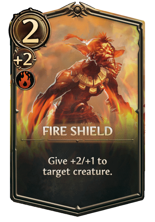 Fire Shield, Inferno Spell card in Might & Magic Fates