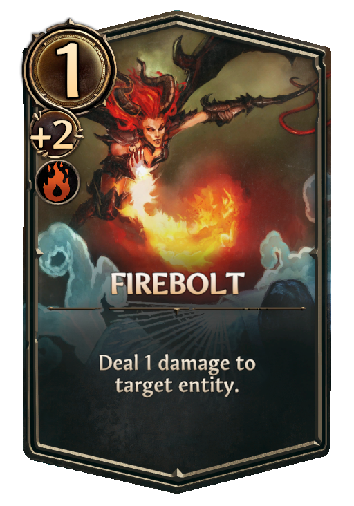 Firebolt, Inferno Spell card in Might & Magic Fates