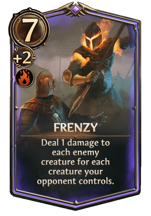 Frenzy, Inferno Spell card in Might & Magic Fates