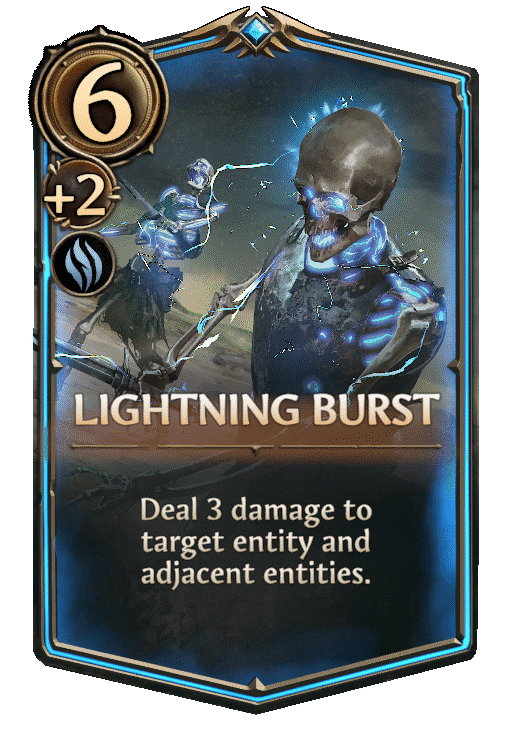 Lightning Burst, Academy Spell card in Might & Magic Fates