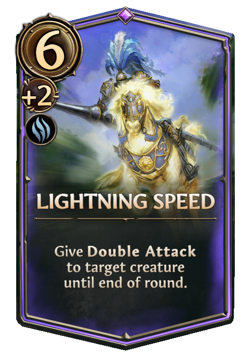 Lightning Speed, Academy Spell card in Might & Magic Fates