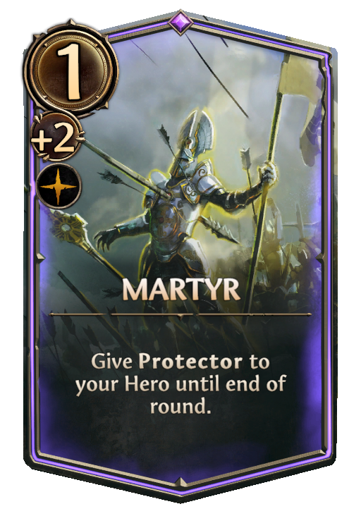 Martyr, Haven Spell card in Might & Magic Fates
