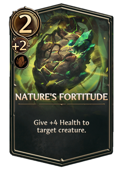 Nature's Fortitude, Stronghold Spell card in Might & Magic Fates