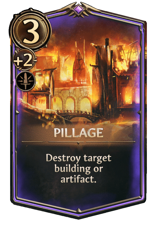 Pillage, Neutral Spell card in Might & Magic Fates