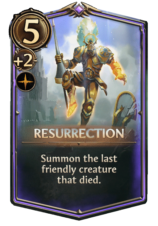 Resurrection, Haven Spell card in Might & Magic Fates