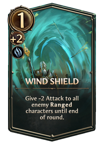 Wind Shield, Academy Spell card in Might & Magic Fates
