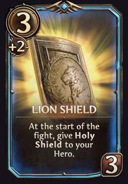 Lion Shield of Courage - Neutral Artifact