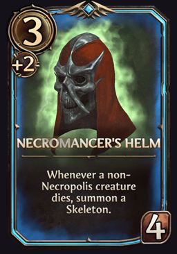 Necromancer Helm - Neutral Artifact