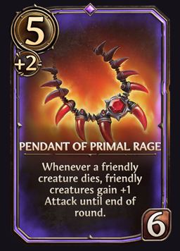 Pendant Of Primal Rage - Neutral Artifact