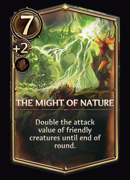The Might of Nature - Stronghold Spell