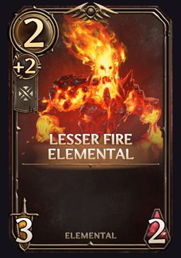 Lesser Fire Elemental - Neutral Unit