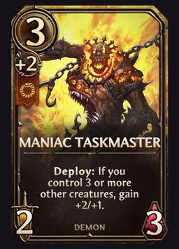 Maniac Taskmaster - Inferno Unit