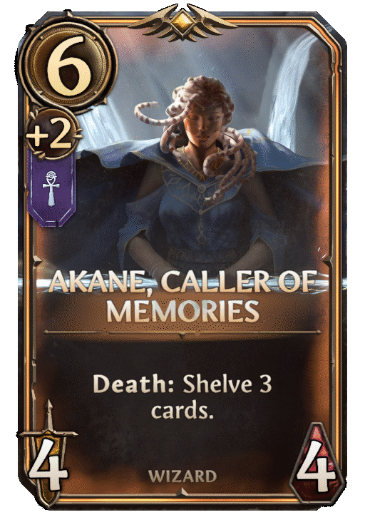 Akane, Caller of Memories, Academy Unit card in Might & Magic Fates