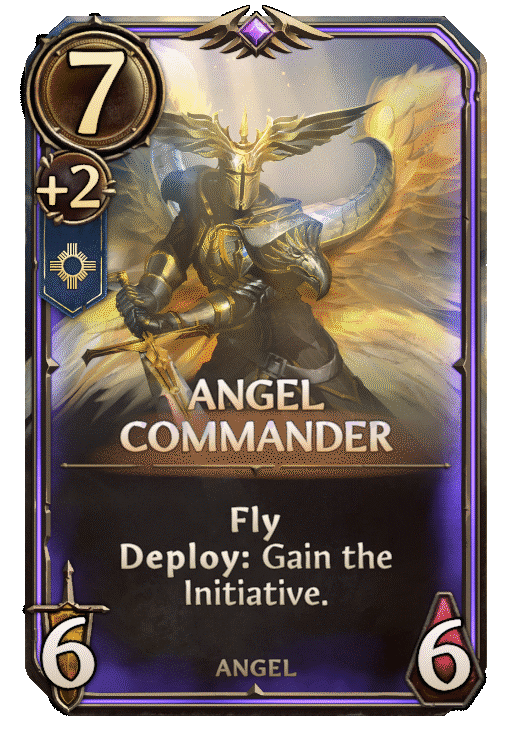 Angel Commander, Haven Unit card in Might & Magic Fates
