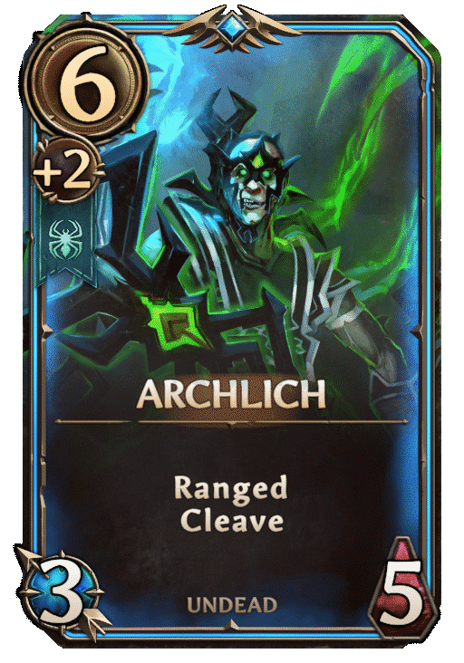 Archlich, Necropolis Unit card in Might & Magic Fates