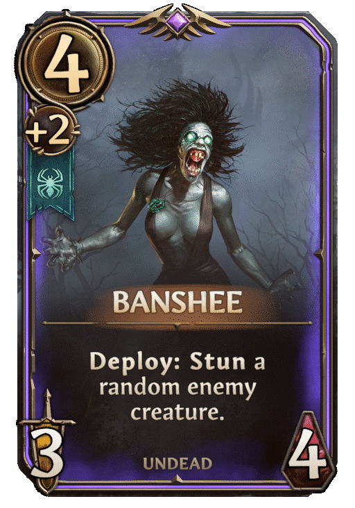 Banshee, Necropolis Unit card in Might & Magic Fates
