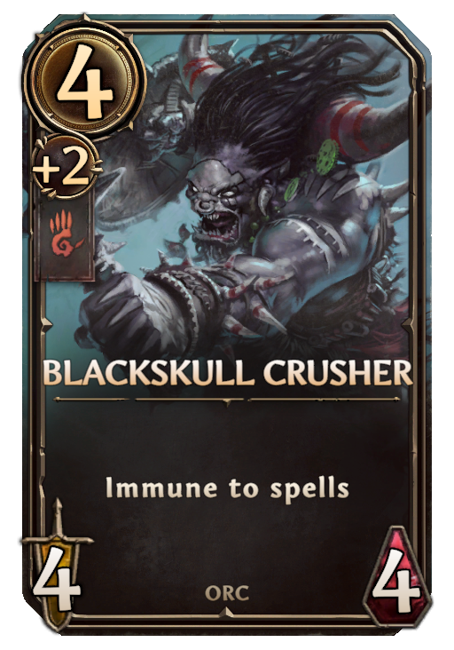 Black Skull Crusher, Stronghold Unit card in Might & Magic Fates