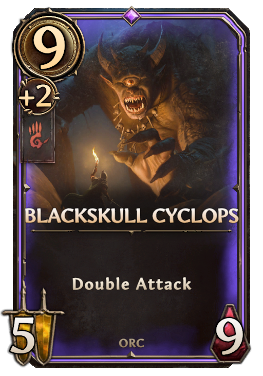 Blackskull Cyclops, Stronghold Unit card in Might & Magic Fates