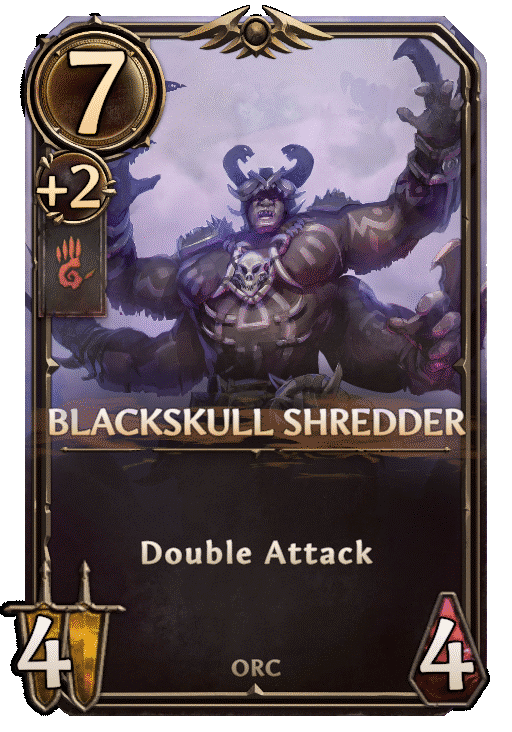 Blackskull Shredder, Stronghold Unit card in Might & Magic Fates
