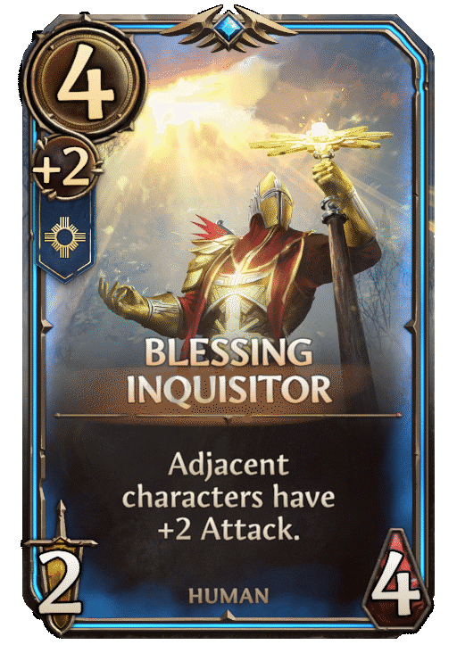 Blessing Inquisitor, Haven Unit card in Might & Magic Fates