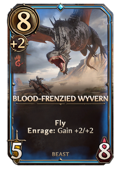 Blood Frenzied Wyvern, Stronghold Unit card in Might & Magic Fates