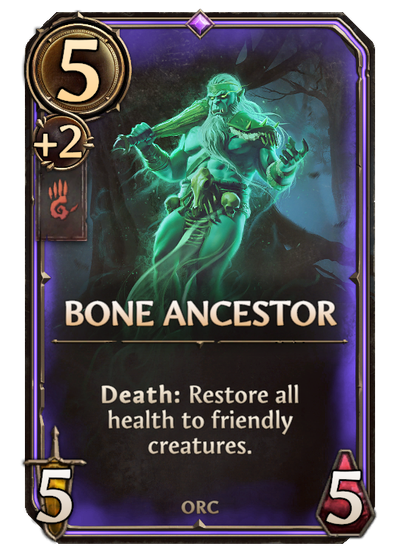 Bone Ancestor, Stronghold Unit card in Might & Magic Fates
