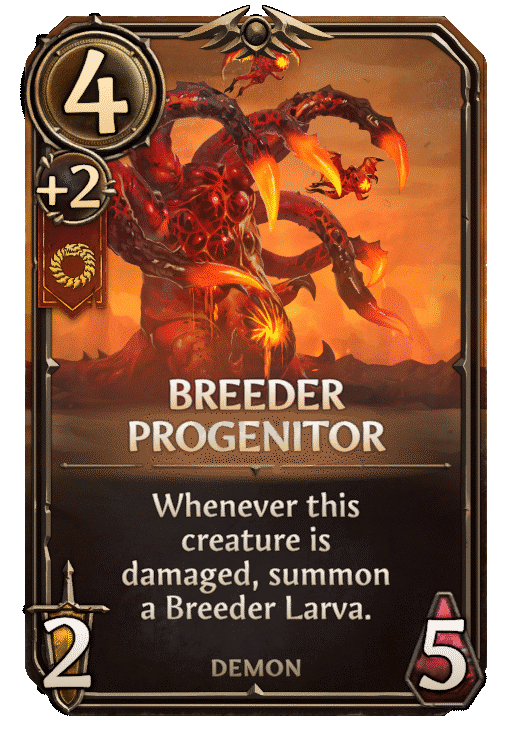 Breeder Progenitor, Inferno Unit card in Might & Magic Fates
