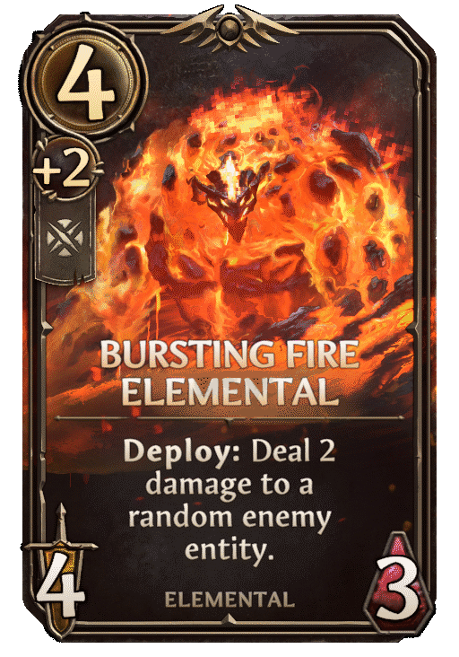 Bursting Elemental, Neutral Unit card in Might & Magic Fates